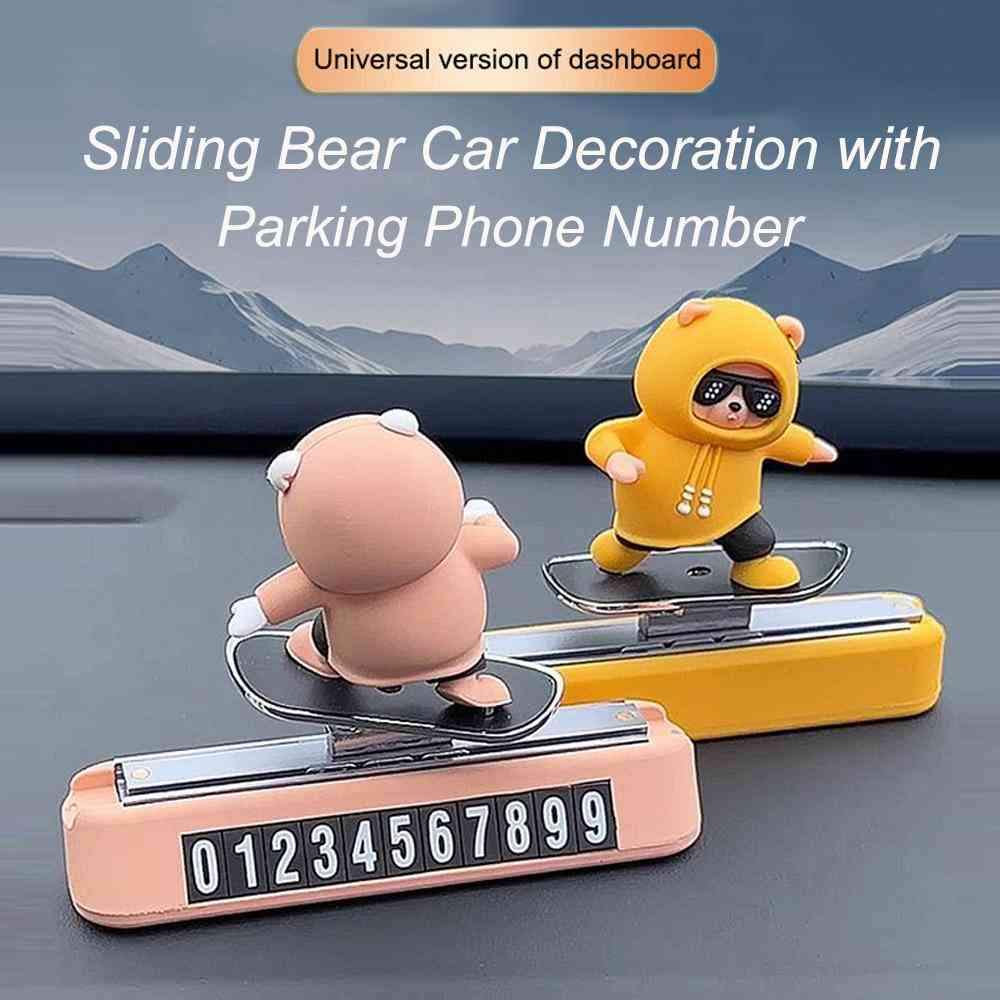 گجت خرس اسکیت سوار تلفنپارک دار